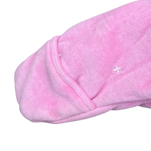Disney Winnie the Pooh Embroidered Baby Velour Snowsuit Pink Bunting Zip-0-3 mos - Picture 6 of 16